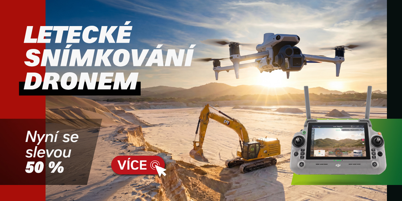 Dron DJI Matrice 4E pro letecké snímkování terénu od Zeppelin CZ